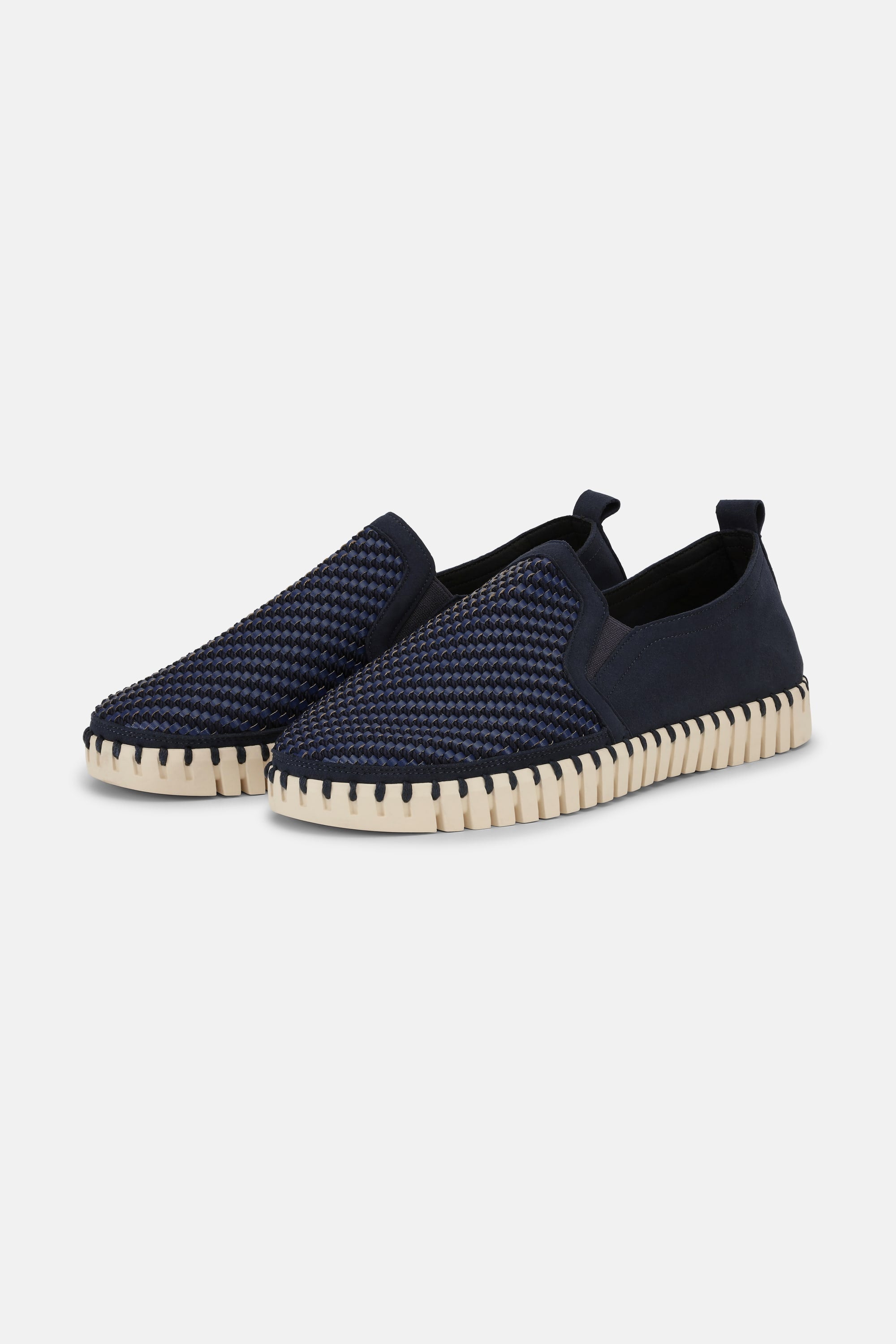 Komfortable Herresko - Dark Indigo Pearled Ivory